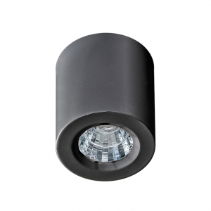 Azzardo NANO Round AZ2785 plafon lampa sufitowa spot 1x5W LED 3000K czarny - wysyłka w 24h