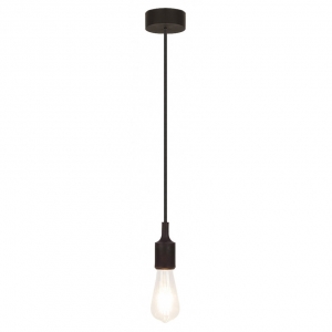 Lampa wisząca zwis Rabalux Roxy 1x60W E27 czarny 1412 - wysyłka w 24h