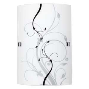 Kinkiet lampa ścienna Rabalux Elina1x60W E27 biały / czarny 3691 - wysyłka w 24h