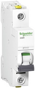 Wyłącznik nadprądowy Schneider Acti 9 A9F04106 1P C 6A 6kA AC iC60N-C6 - wysyłka w 24h