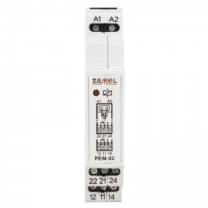 Przekaźnik elektromagnetyczny Zamel EXT10000099 230V AC PEM-02/230 - wysyłka w 24h
