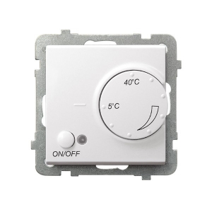 Regulator temperatury Ospel Sonata RTP-1RN/m/00 z czujnikiem napowietrznym biały - wysyłka w 24h