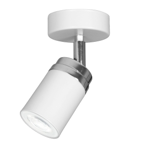 Luminex Reno 5136 kinkiet lampa ścienna spot 1x8W GU10 biały chrom - wysyłka w 24h