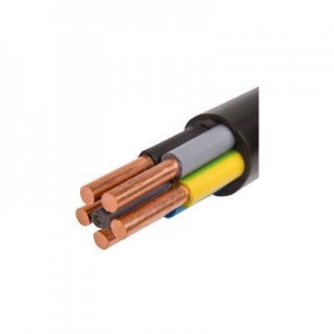 Kabel ziemny YKXS 5x4mm2 miedziany 1m = 1szt. elektroenergetyczny 06/1kV czarny odwijany z bębna - wysyłka w 24h