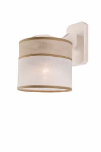 Lamkur Andrea 27333 kinkiet lampa ścienna 1x60W E27 biały/beżowy - wysyłka w 24h