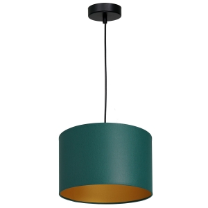 Luminex Arden 3548 Lampa wisząca zwis 1x60W E27 czarny/zielony/złoty - wysyłka w 24h