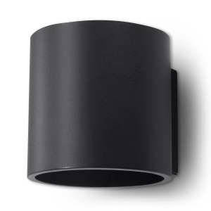 Kinkiet lampa ścienna Sollux Orbis 1 1x40W G9 czarny SL.0048