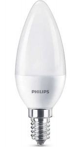 Żarówka LED Philips 929001325101 60W B38 E14 WW FR ND RF 1BC/6 2700K ciepła świeczka - WYPRZEDAŻ. OSTATNIE SZTUKI! - wysyłka w 24h