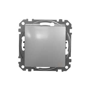Przycisk jednobiegunowy Schneider Sedna Design SDD113111 srebrne aluminium Design & Elements - wysyłka w 24h