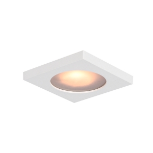 Italux Antar DL-26385S-GU10-WH oczko lampa wpuszczana downlight nowoczesne metalowe kwadrat 1x10W GU10 biały