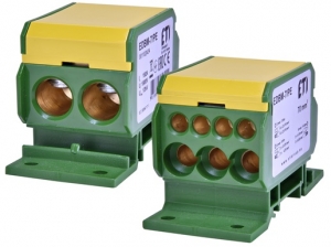 Blok rozdzielczy 192A (2x4-70mm2/3x2,5-25mm2+4x2,5-16mm2) EDBM-7/PE ETI Polam 001102424 żółto-zielony - wysyłka w 24h