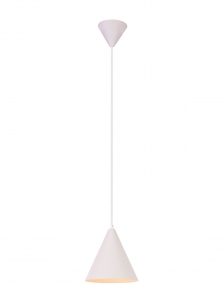 Candellux Ledea Voss 50101178 lampa wisząca zwis 1x40W E27 biała - wysyłka w 24h