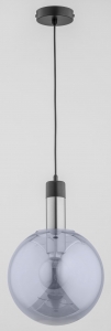 Alfa Montana 60838 lampa wisząca zwis 1x60W E27 czarna/srebrna - wysyłka w 24h