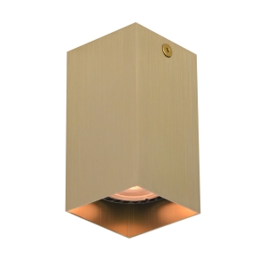 Italux Ander CLN-28394-S-GD plafon lampa sufitowa spot nowoczesny metalowy kwadrat 1x10W GU10 złoty