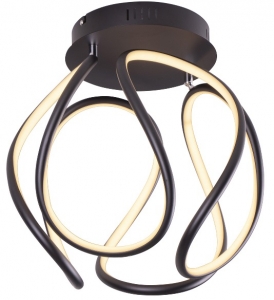 MAXlight Twist C0147 plafon lampa sufitowa 1x40W LED czarna - wysyłka w 24h