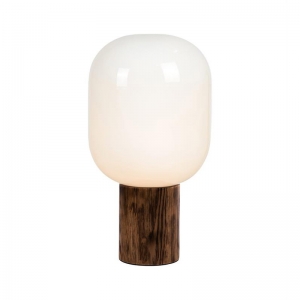 Markslojd Skene 108663 lampa stołowa lampka 1x40W E27 drewno/biała - wysyłka w 24h