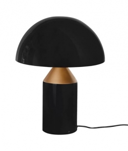 King Home Fungo JT8019 lampa stołowa lampka metalowa grzyb grzybek 2x11W E27 czarna/złota - wysyłka w 24h