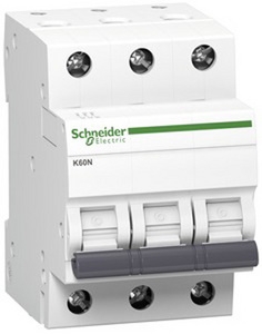 Wyłącznik nadprądowy Schneider Acti 9 A9K02320 3P C 20A 6kA AC K60N - wysyłka w 24h