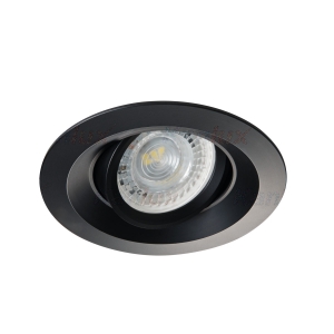 Oczko halogenowe Kanlux Colie DTO-B 26743 lampa sufitowa wpuszczana downlight 1x35W GU10/GX5,3 MR16 czarne
