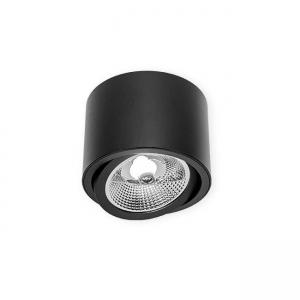 LVT 0380 plafon lampa sufitowa spot 1x35W GU10 czarny - wysyłka w 24h