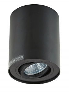 Plafon Zuma Line Rondoc S 20038-BK lampa sufitowa spotl 1x50W GU10 czarny - wysyłka w 24h