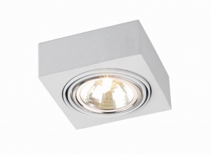 Kinkiet lampa ścienna prostokątny metalowy Argon Rodos 1x48W G9 srebrny 349 - wysyłka w 24h