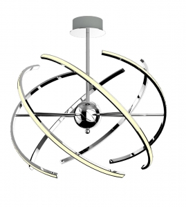 Kris Lamp Polaris KR 360-6 plafon lampa sufitowa 50W LED 4000K chrom - wysyłka w 24h