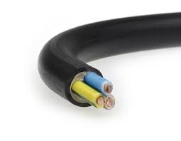Kabel ziemny YKY 3x6mm2 miedziany 1m = 1szt. elektroenergetyczny 06/1kV czarny odwijany z bębna - wysyłka w 24h